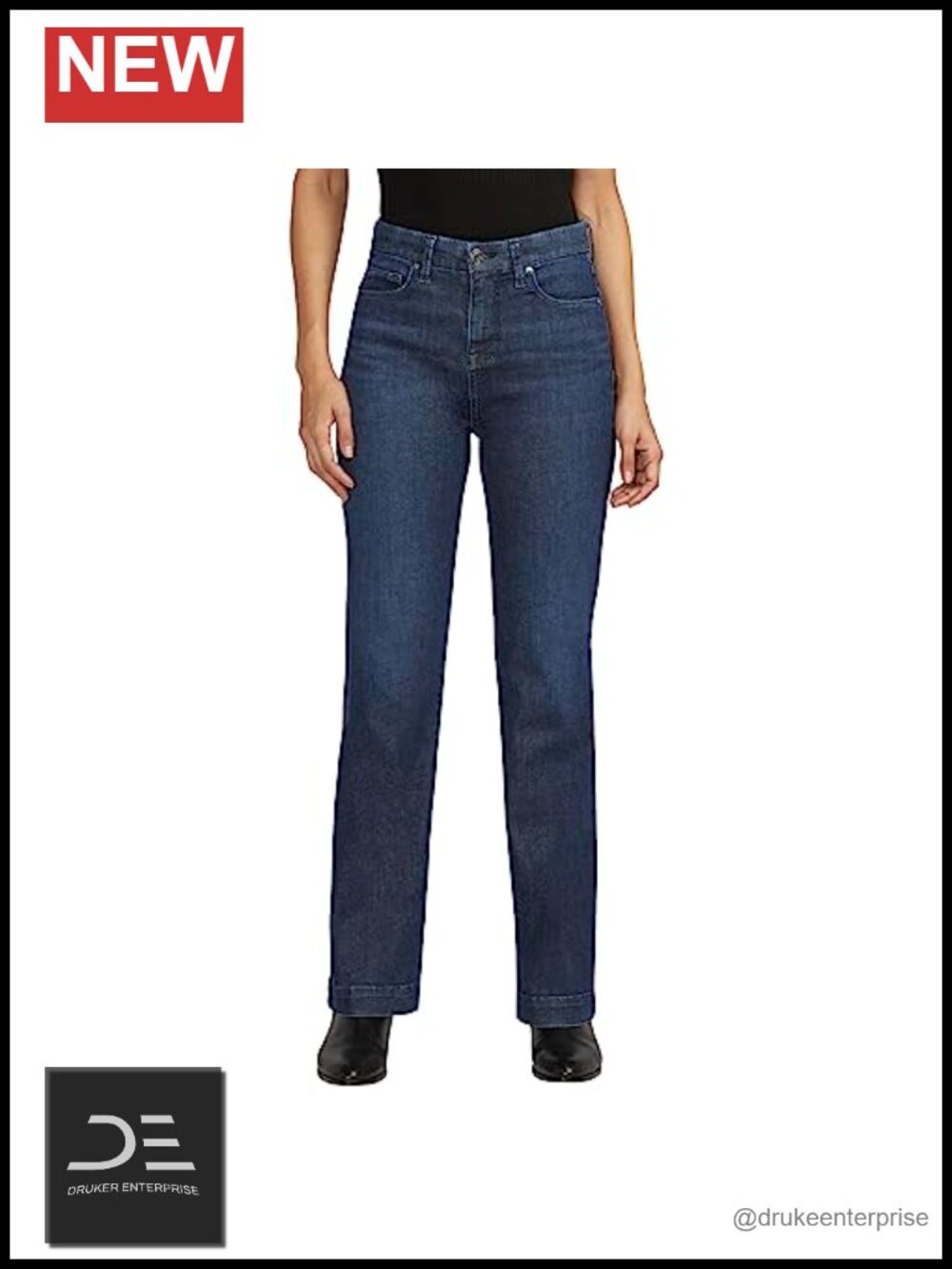 Women's High Rise Bootcut Jeans with Smoothing Technology
